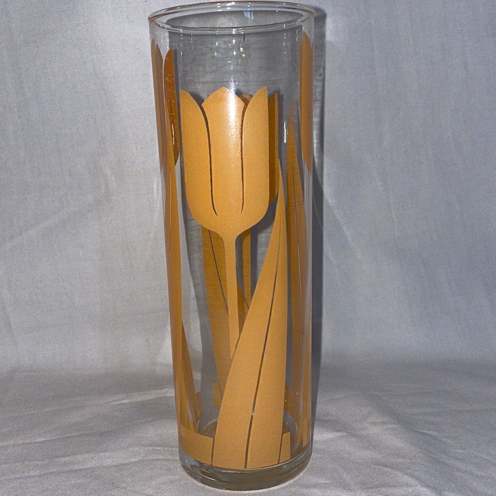 Vintage Tall tulip glass